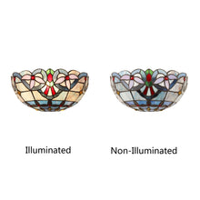 Load image into Gallery viewer, RADIANCE Goods Victorian-Style 1-Light Dark Bronze Finish Wall Sconce 12" Shade