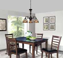 Load image into Gallery viewer, RADIANCE goods Victorian-Style Dark Bronze 3-Light Mini Chandelier 24" Wide