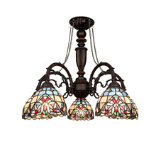 Load image into Gallery viewer, RADIANCE goods Victorian-Style Dark Bronze 5-Light Large Chandelier 27" Wide