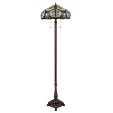 Load image into Gallery viewer, RADIANCE Goods Victorian-Style 2-Light Dark Bronze Finish Floor Lamp 18" Wide