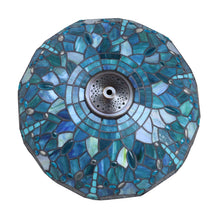 Load image into Gallery viewer, RADIANCE goods Dragonfly Tiffany-Style 3-Light Double Lit Table Lamp 16" Shade