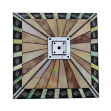 Load image into Gallery viewer, RADIANCE goods Tiffany-Style 3-Light Mission Double Lit Table Lamp 16" Shade