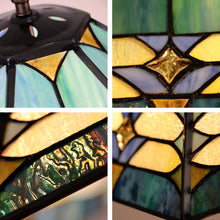 Load image into Gallery viewer, RADIANCE goods Geometric Style 2-Light Table Lamp 18" Shade