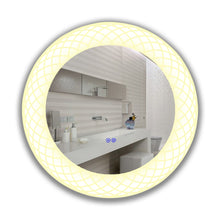 Load image into Gallery viewer, RADIANCE goods Back Lit Round TouchScreen LED Mirror 3 Color Temperatures 3000K-6000K 30" Wide