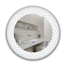 Load image into Gallery viewer, RADIANCE goods Back Lit Round TouchScreen LED Mirror 3 Color Temperatures 3000K-6000K 30" Wide