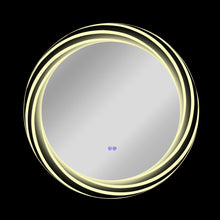 Load image into Gallery viewer, RADIANCE goods Back Lit Round TouchScreen LED Mirror 3 Color Temperatures 3000K-6000K 30" Wide