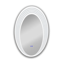 Load image into Gallery viewer, RADIANCE goods Back Lit Oval TouchScreen LED Mirror 3 Color Temperatures 3000K-6000K 36" Height