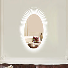 Load image into Gallery viewer, RADIANCE goods Back Lit Oval TouchScreen LED Mirror 3 Color Temperatures 3000K-6000K 36" Height