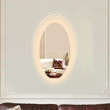 Load image into Gallery viewer, RADIANCE goods Back Lit Oval TouchScreen LED Mirror 3 Color Temperatures 3000K-6000K 36" Height