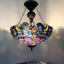 Load image into Gallery viewer, RADIANCE goods Victorian Style 2 Light Inverted Ceiling Pendant 18" Shade
