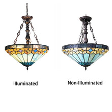 Load image into Gallery viewer, RADIANCE goods Mission 2 Light Inverted Ceiling Pendant 18" Height