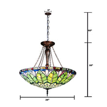 Load image into Gallery viewer, RADIANCE goods Geometric 3 Light Inverted Ceiling Pendant 28" Width