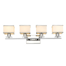Load image into Gallery viewer, RADIANCE goods 4 Light Chrome Finish Bath Vanity Fixture 32" Wide