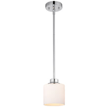 Load image into Gallery viewer, RADIANCE goods Contemporary 1 Light Chrome Ceiling Pendant 6 " Wide