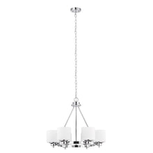 Load image into Gallery viewer, RADIANCE goods Contemporary-style 6 Light Chandelier 24" Wide