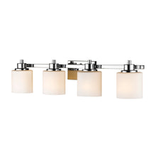 Load image into Gallery viewer, RADIANCE goods 4 Light Chrome Finish Bath Vanity Fixture 33" Wide