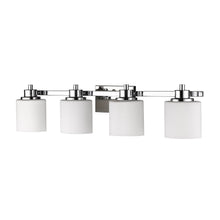 Load image into Gallery viewer, RADIANCE goods 4 Light Chrome Finish Bath Vanity Fixture 33" Wide