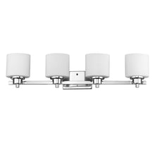 Load image into Gallery viewer, RADIANCE goods 4 Light Chrome Finish Bath Vanity Fixture 33" Wide