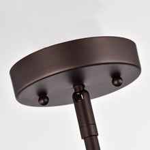 Load image into Gallery viewer, RADIANCE goods Contemporary 1 Light Rubbed Bronze Ceiling Pendant 6" Wide