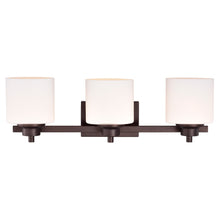Load image into Gallery viewer, RADIANCE goods 3 Light Rubbed Bronze Finish Bath Vanity Fixture 24" Wide