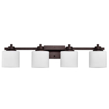 Load image into Gallery viewer, RADIANCE goods 4 Light Rubbed Bronze Finish Bath Vanity Fixture 33" Wide