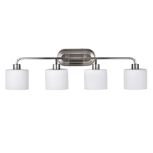 Load image into Gallery viewer, RADIANCE goods 4 Light Brushed Nickel Finish Bath Vanity Fixture 34" Wide