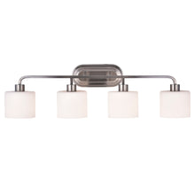 Load image into Gallery viewer, RADIANCE goods 4 Light Brushed Nickel Finish Bath Vanity Fixture 34" Wide