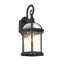 Load image into Gallery viewer, RADIANCE goods 1 Light Black Outdoor Wall Sconce 16" Tall