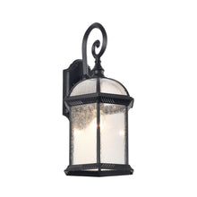 Load image into Gallery viewer, RADIANCE goods 1 Light Black Outdoor Wall Sconce 19" Tall