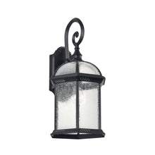 Load image into Gallery viewer, RADIANCE goods 1 Light Black Outdoor Wall Sconce 19" Tall