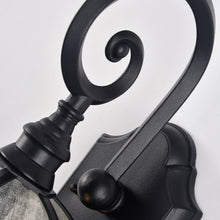 Load image into Gallery viewer, RADIANCE goods 1 Light Black Outdoor Wall Sconce 19" Tall