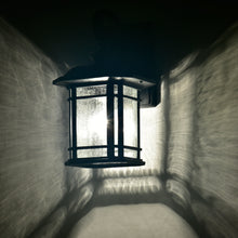 Load image into Gallery viewer, RADIANCE goods 1 Light Black Outdoor Wall Sconce 13" Tall