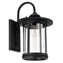 Load image into Gallery viewer, RADIANCE goods 1 Light Textured Black Outdoor Wall Sconce 16" Tall