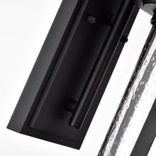 Load image into Gallery viewer, RADIANCE goods 1 Light Textured Black Outdoor Wall Sconce 16" Tall