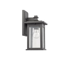 Load image into Gallery viewer, RADIANCE goods 1 Light Black Outdoor Wall Sconce 12" Tall