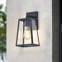 Load image into Gallery viewer, RADIANCE goods 1 Light Black Outdoor Wall Sconce 11" Tall