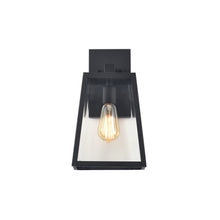 Load image into Gallery viewer, RADIANCE goods 1 Light Black Outdoor Wall Sconce 14" Tall