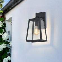Load image into Gallery viewer, RADIANCE goods 1 Light Black Outdoor Wall Sconce 14" Tall