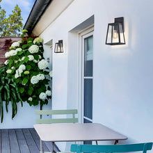 Load image into Gallery viewer, RADIANCE goods 1 Light Black Outdoor Wall Sconce 14" Tall