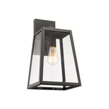 Load image into Gallery viewer, RADIANCE goods 1 Light Textured Black Outdoor Wall Sconce 16" Tall