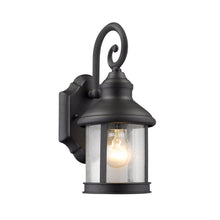 Load image into Gallery viewer, RADIANCE goods 1 Light Black Outdoor Wall Sconce 12" Tall