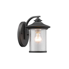Load image into Gallery viewer, RADIANCE goods 1 Light Black Outdoor Wall Sconce 10" Tall