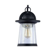Load image into Gallery viewer, RADIANCE goods 1 Light Black Outdoor Wall Sconce 13" Tall