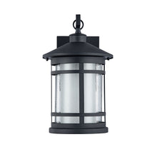 Load image into Gallery viewer, RADIANCE goods 1 Light Black Outdoor Wall Sconce 14" Tall