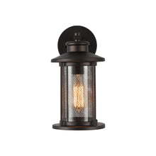 Load image into Gallery viewer, RADIANCE goods 1 Light Rubbed Bronze Outdoor Wall Sconce 11" Tall