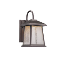 Load image into Gallery viewer, RADIANCE goods Embedded LED Rubbed Bronze Outdoor Wall Sconce 12" Tall
