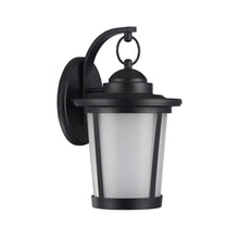 Load image into Gallery viewer, 22L67-BK13OD RADIANCE goods Embedded LED Textured Black Outdoor Wall Sconce 13" Tall