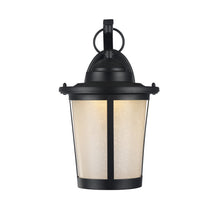 Load image into Gallery viewer, 22L67-BK13OD RADIANCE goods Embedded LED Textured Black Outdoor Wall Sconce 13" Tall