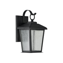 Load image into Gallery viewer, 22L68-BK12OD RADIANCE goods Embedded LED Textured Black Outdoor Wall Sconce 12" Tall
