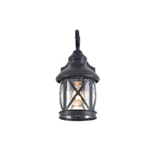 Load image into Gallery viewer, RADIANCE goods 1 Light Black Outdoor Wall Sconce 11" Tall